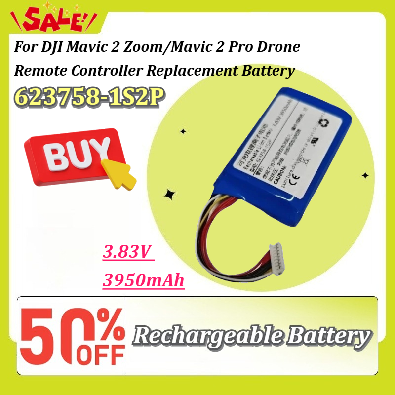 Drone Battery Li-Ion - 새로운 623758-1S2P 3.83V 3950mAh 리튬이온 배터리
