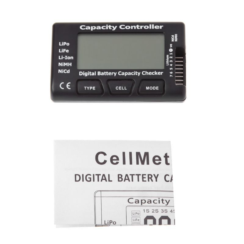 Drone Battery Alarm - RC 셀미터 7 디지털 배터리 용량
