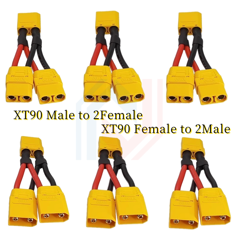 Drone Battery Connector - XT90 병렬 배터리 커넥터 남성/여성 케이블