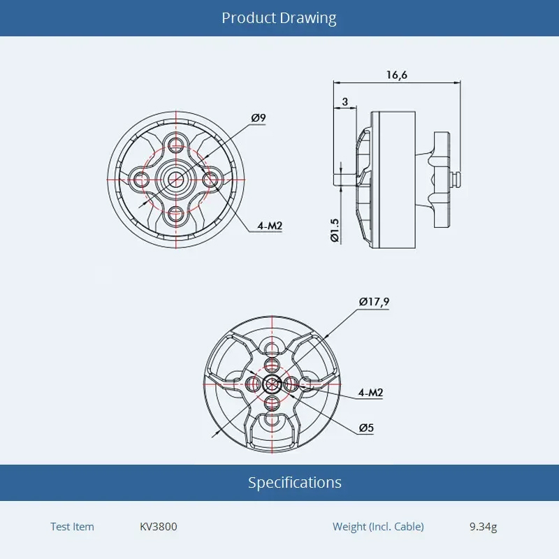 T-모터 F1404 1404 2900 3800 4600 - Drone Battery 4S 리뷰 및 가격