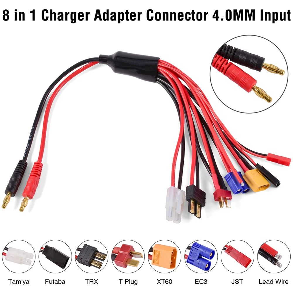 RC 충전기 어댑터 커넥터 다기능 8In1 밸런스 충전 - Drone Battery 4S 리뷰 및 가격