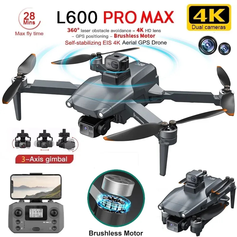 L600 PRO MAX GPS 드론 전문 4K 3축 P - Drone Battery Case 리뷰 및 가격