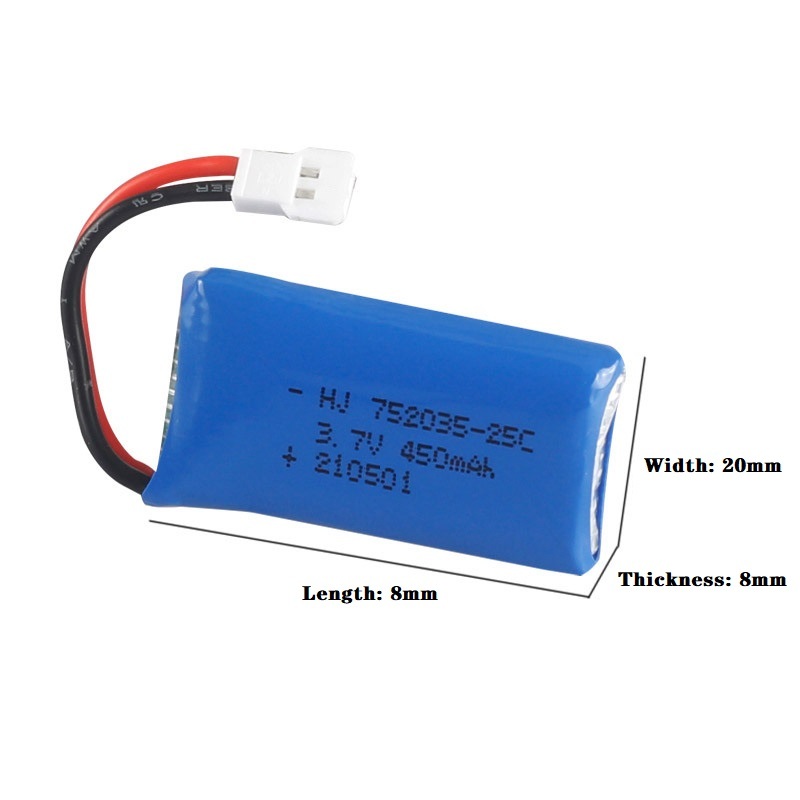 1/2/3/5pcs 3.7V 450mAh 리튬 배터리  - Drone Battery Li-Ion 리뷰 및 가격