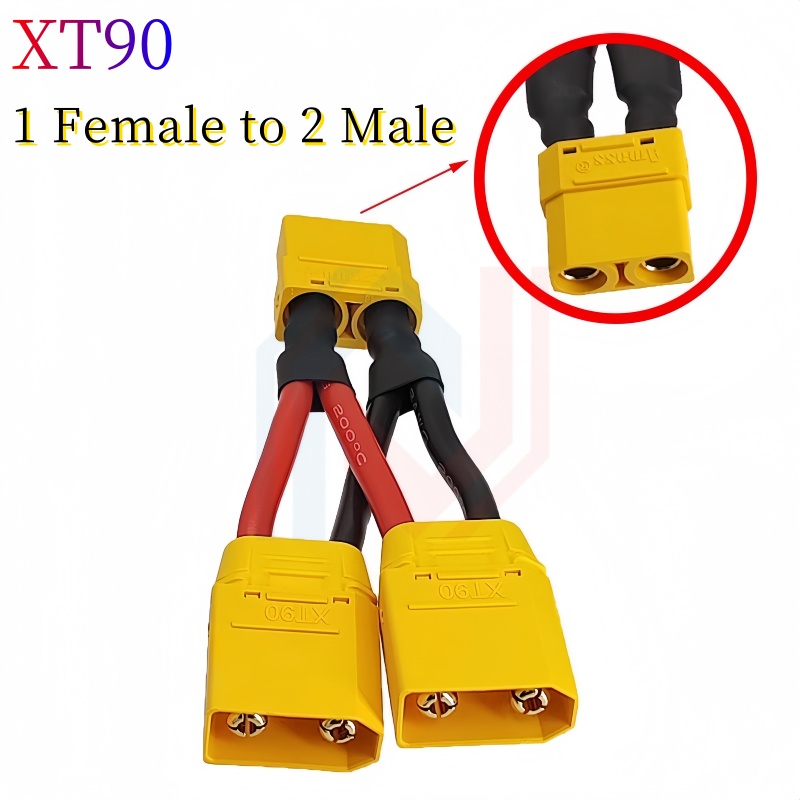 XT90 병렬 배터리 커넥터 남성/여성 케이블 이중 연 - Drone Battery Connector 리뷰 및 가격