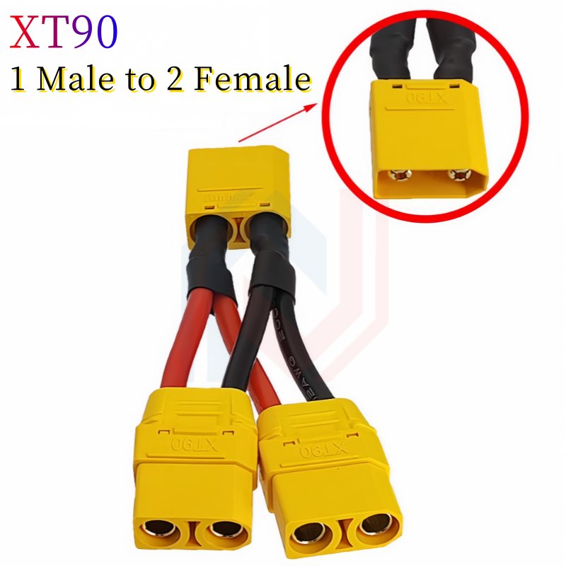 XT90 병렬 배터리 커넥터 남성/여성 케이블 이중 연 - Drone Battery Connector 리뷰 및 가격